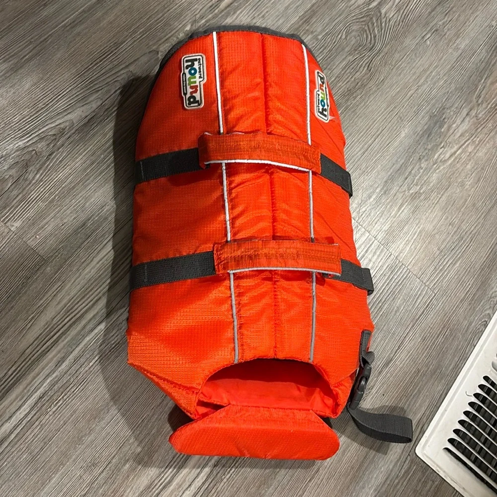 💐NWOT Outward Hound Orange Dog Life Jacket